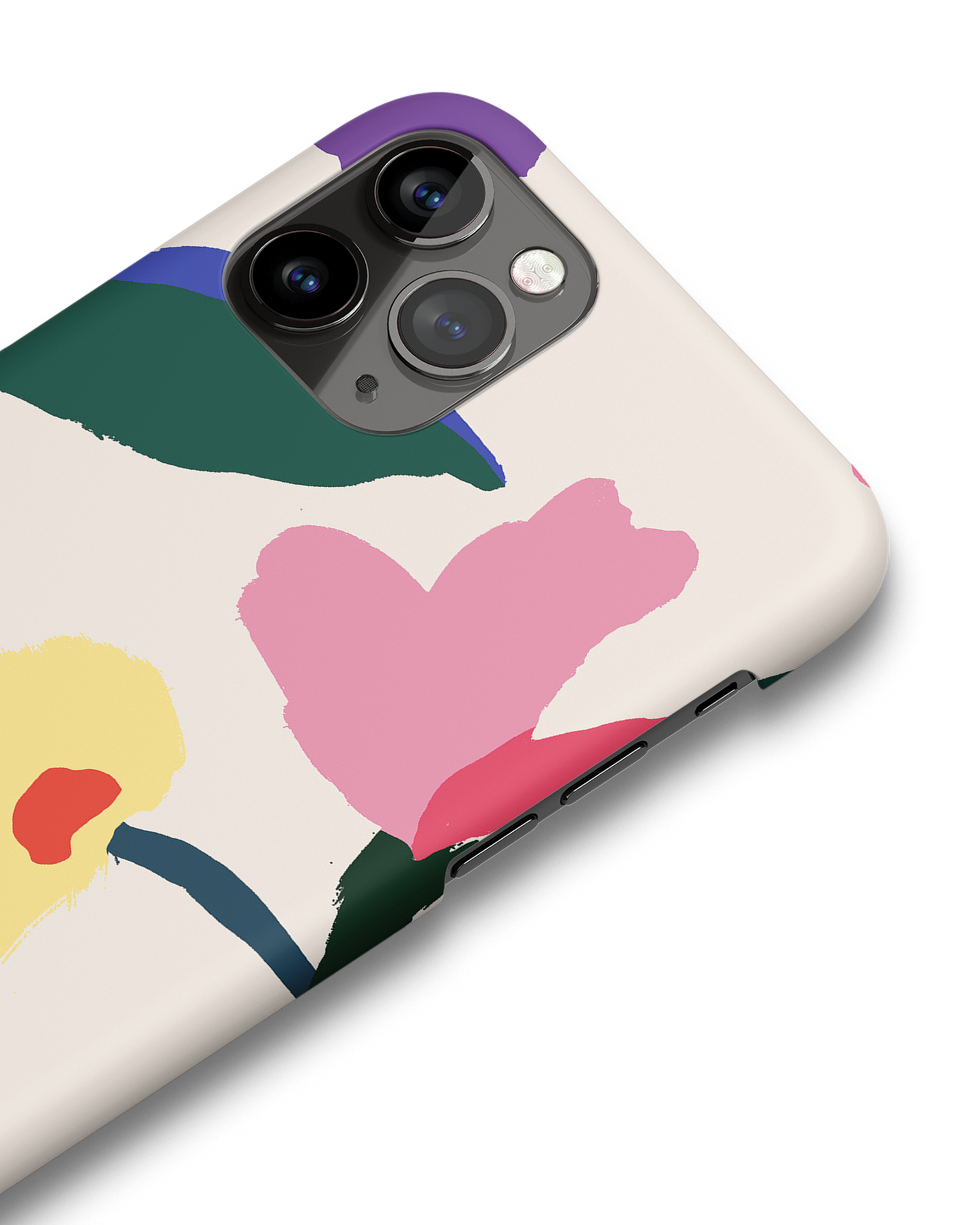 Handpainted Blooms Hardcase Handyhülle Apple iPhone 11 Pro: Detailansicht