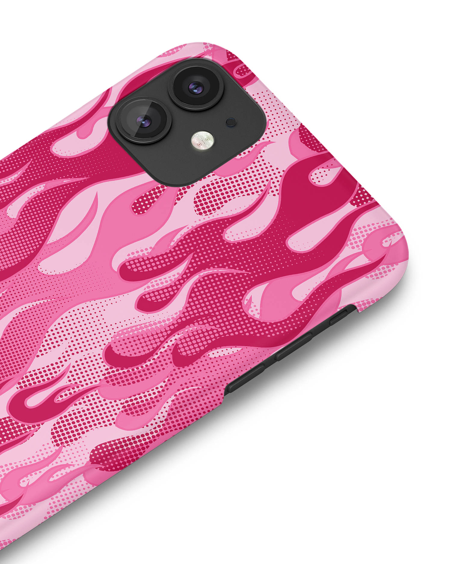 Pink Flames Hardcase Handyhülle Apple iPhone 11: Detailansicht