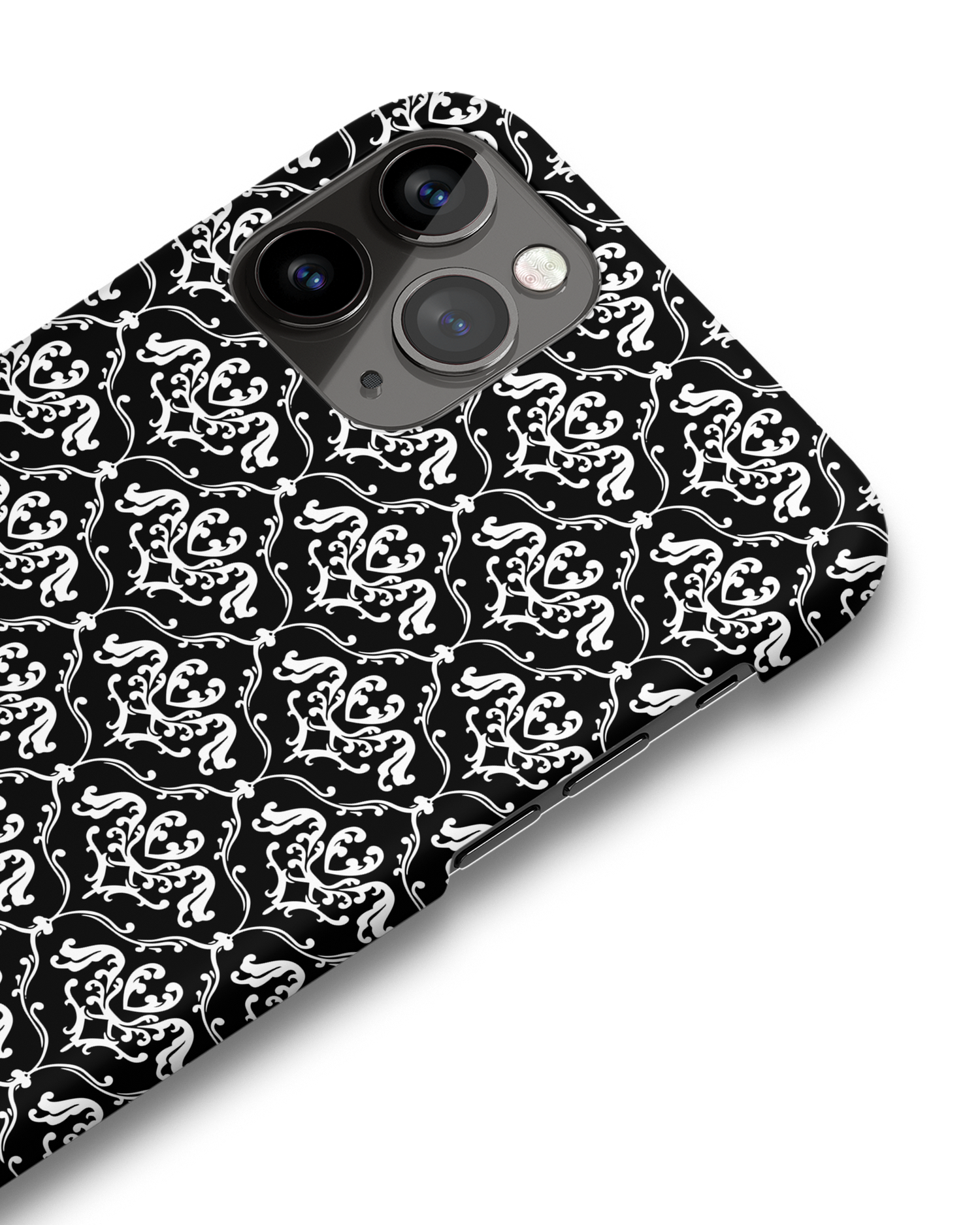 Black French Lillies Hardcase Handyhülle Apple iPhone 11 Pro Max: Detailansicht