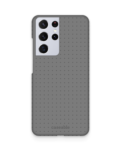 Dot Grid Grey Hardcase Handyhülle Samsung Galaxy S21 Ultra
