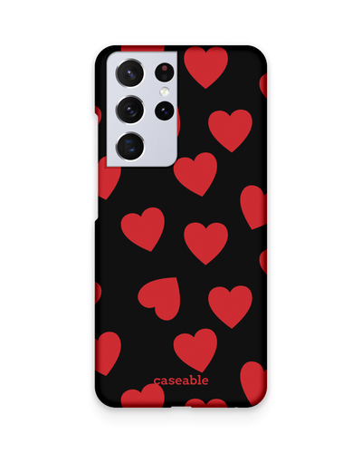 Repeating Hearts Hardcase Handyhülle Samsung Galaxy S21 Ultra