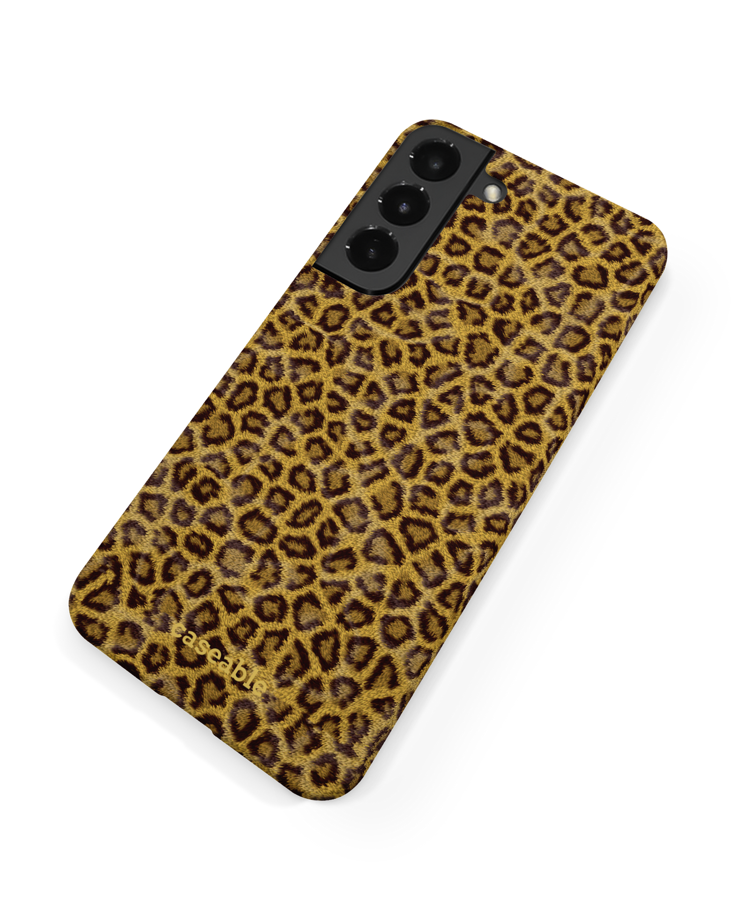 Leopard Skin Hardcase Handyhülle Samsung Galaxy S22 Plus 5G: Rückseite