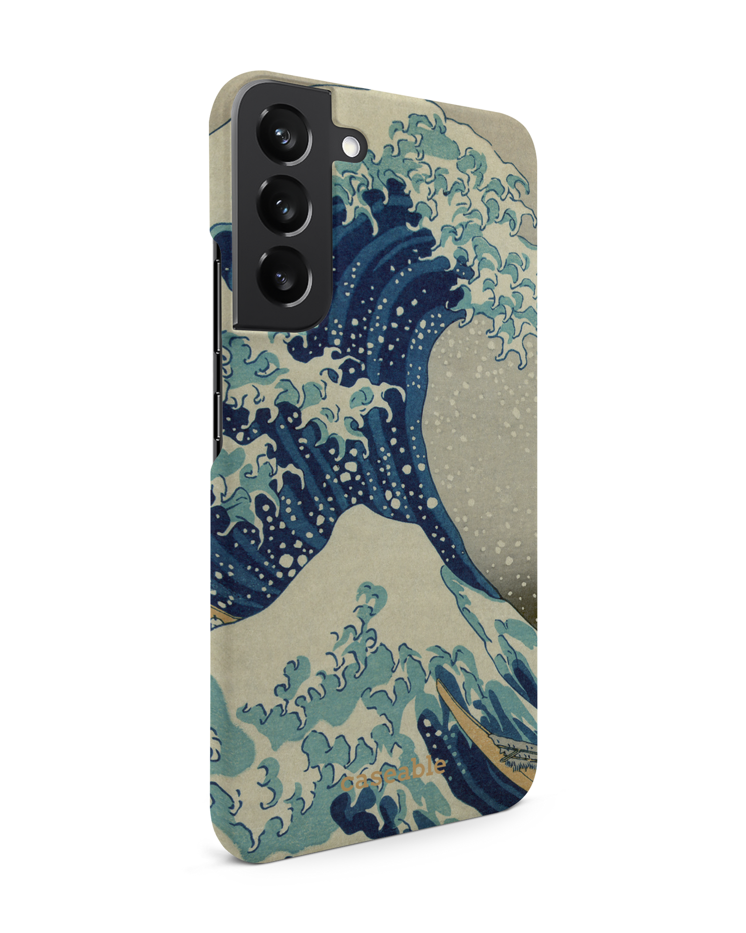 Great Wave Off Kanagawa By Hokusai Hardcase Handyhülle Samsung Galaxy S22 Plus 5G: Seitenansicht links