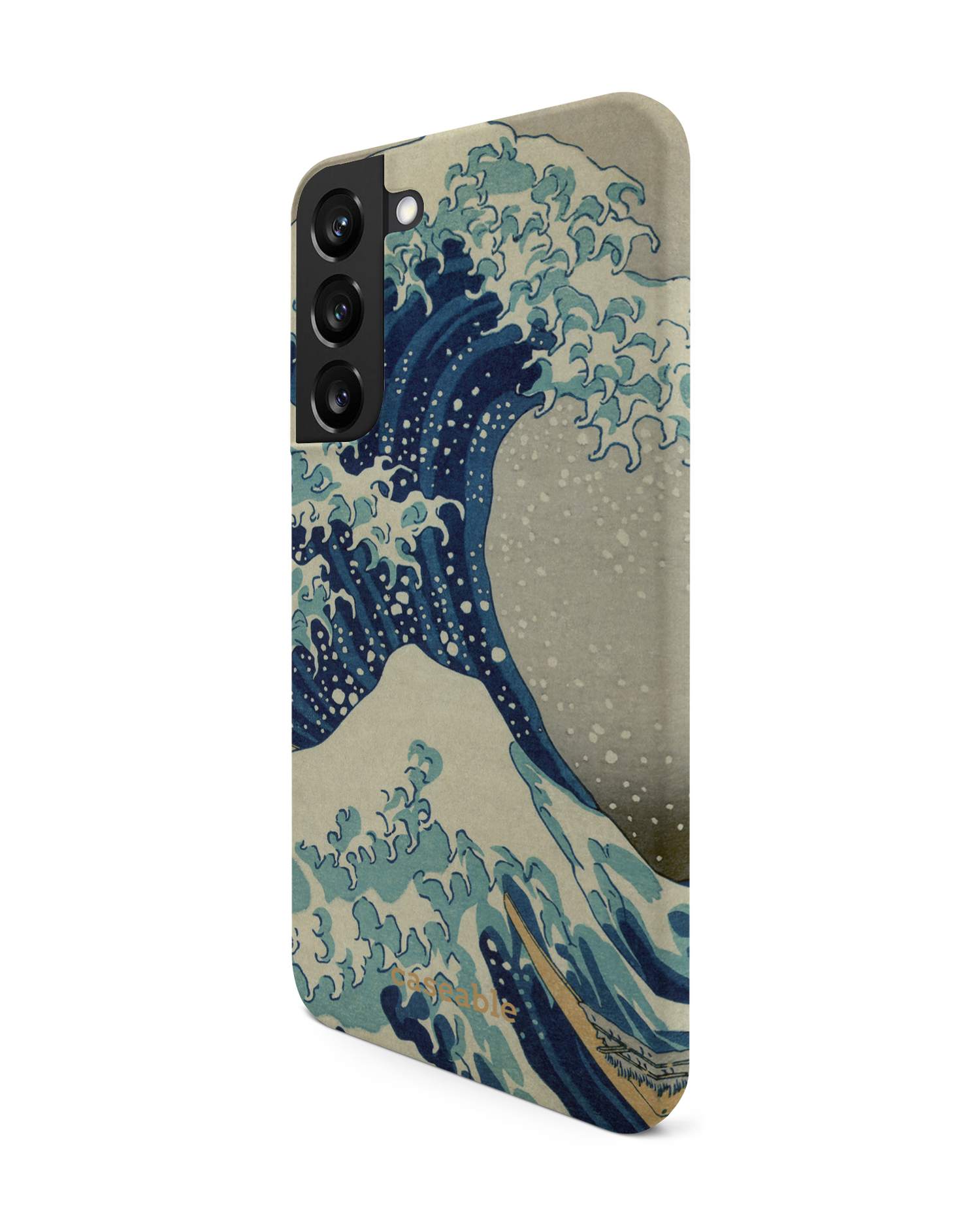 Great Wave Off Kanagawa By Hokusai Hardcase Handyhülle Samsung Galaxy S22 Plus 5G: Seitenansicht rechts