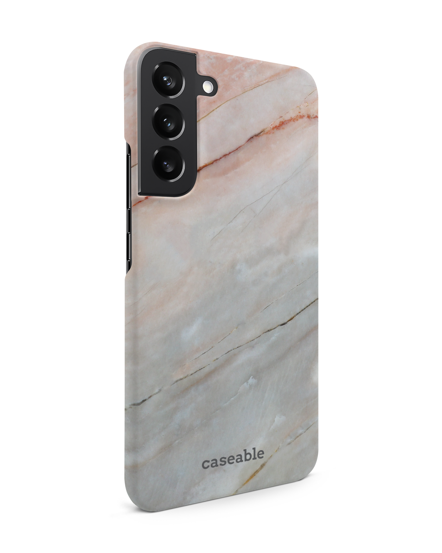 Mother of Pearl Marble Hardcase Handyhülle Samsung Galaxy S22 Plus 5G: Seitenansicht links