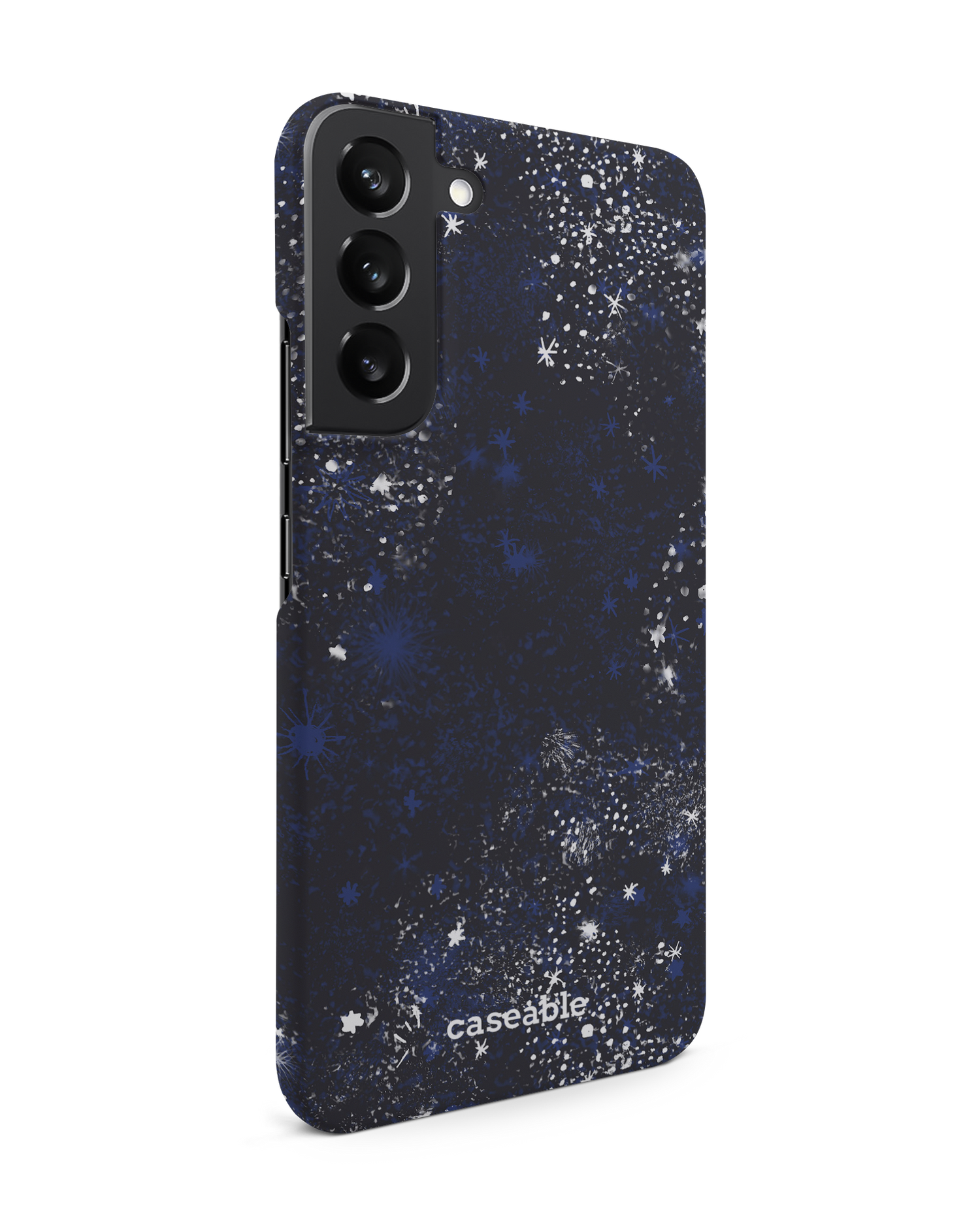 Starry Night Sky Hardcase Handyhülle Samsung Galaxy S22 Plus 5G: Seitenansicht links