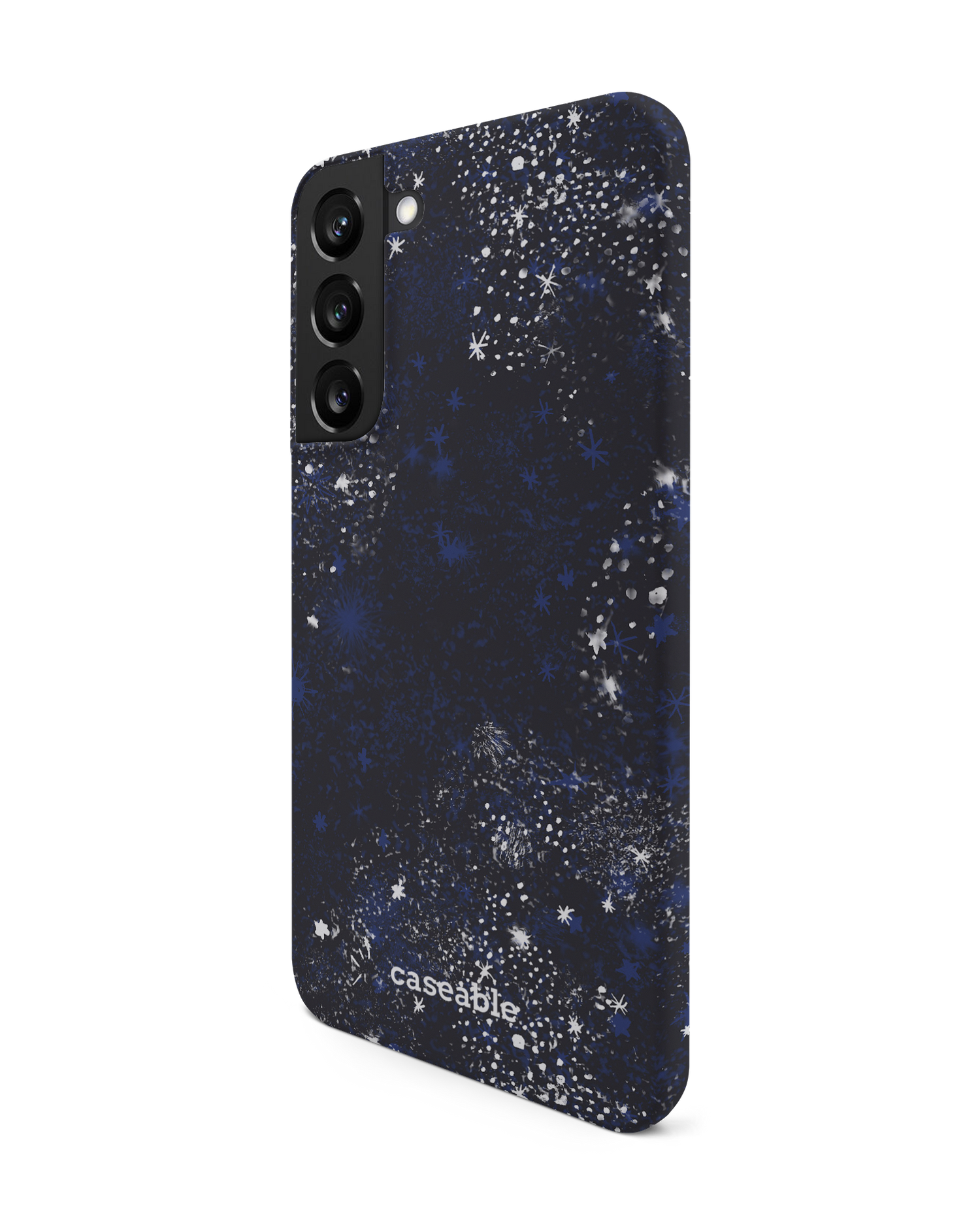 Starry Night Sky Hardcase Handyhülle Samsung Galaxy S22 Plus 5G: Seitenansicht rechts