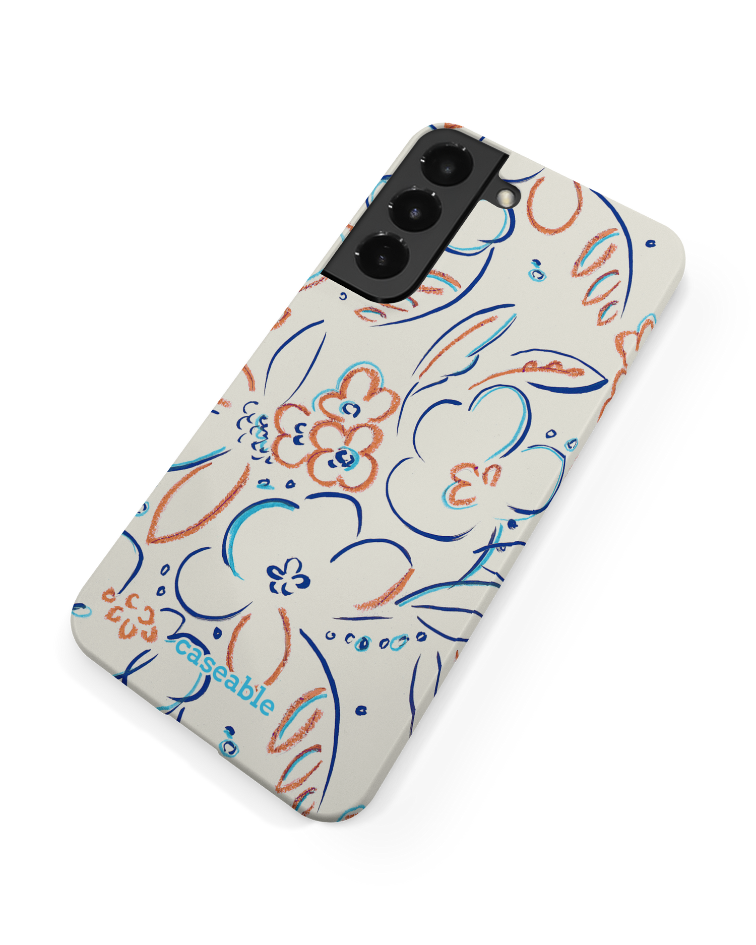 Bloom Doodles Hardcase Handyhülle Samsung Galaxy S22 Plus 5G: Rückseite
