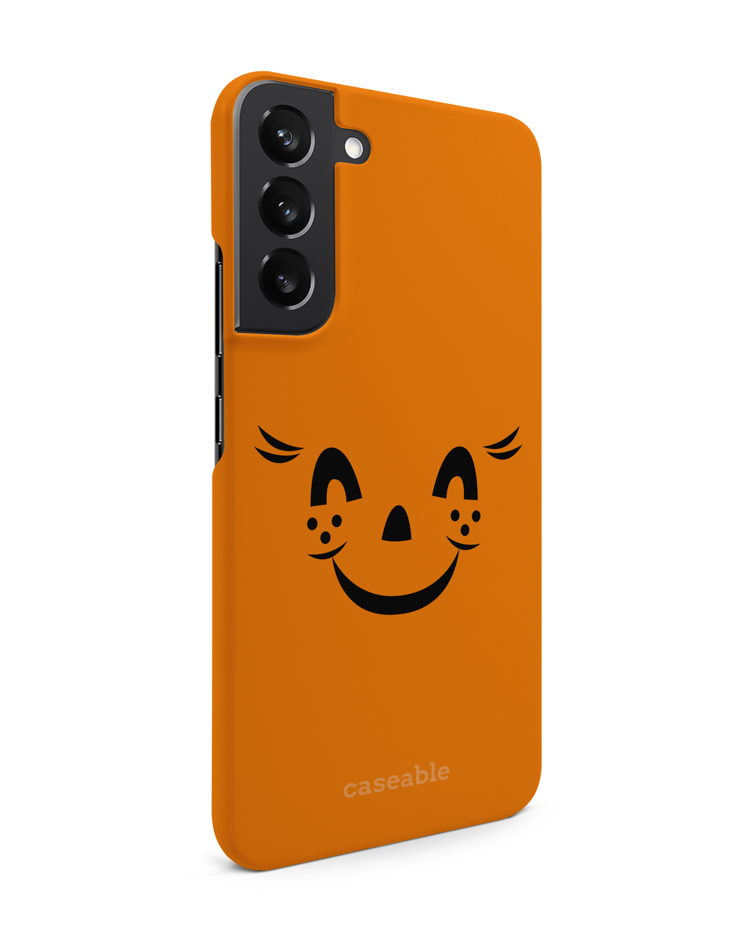 Pumpkin Smiles Hardcase Handyhülle Samsung Galaxy S22 Plus 5G: Seitenansicht links