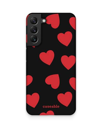 Repeating Hearts Hardcase Handyhülle Samsung Galaxy S22 Plus 5G
