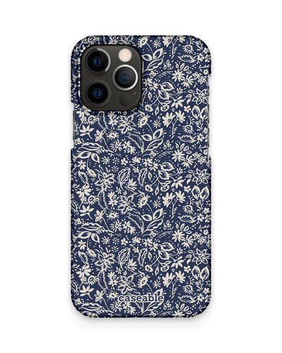 Ditsy Blue Paisley Hardcase Handyhülle Apple iPhone 12 Pro Max