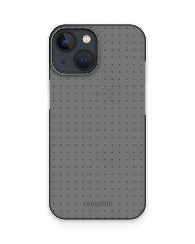 Dot Grid Grey Hardcase Handyhülle Apple iPhone 13 mini