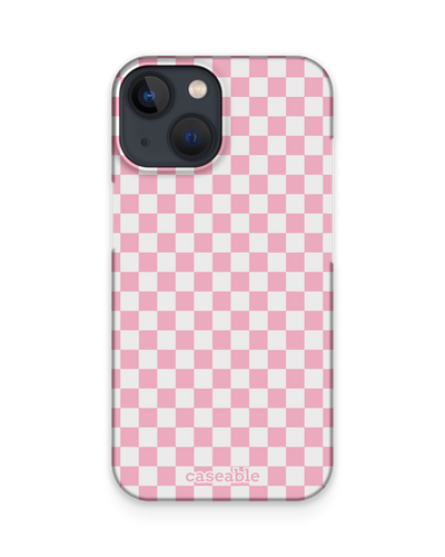 Pink Checkerboard Hardcase Handyhülle Apple iPhone 13 mini