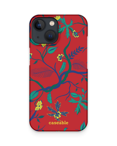 Ultra Red Floral Hardcase Handyhülle Apple iPhone 13 mini