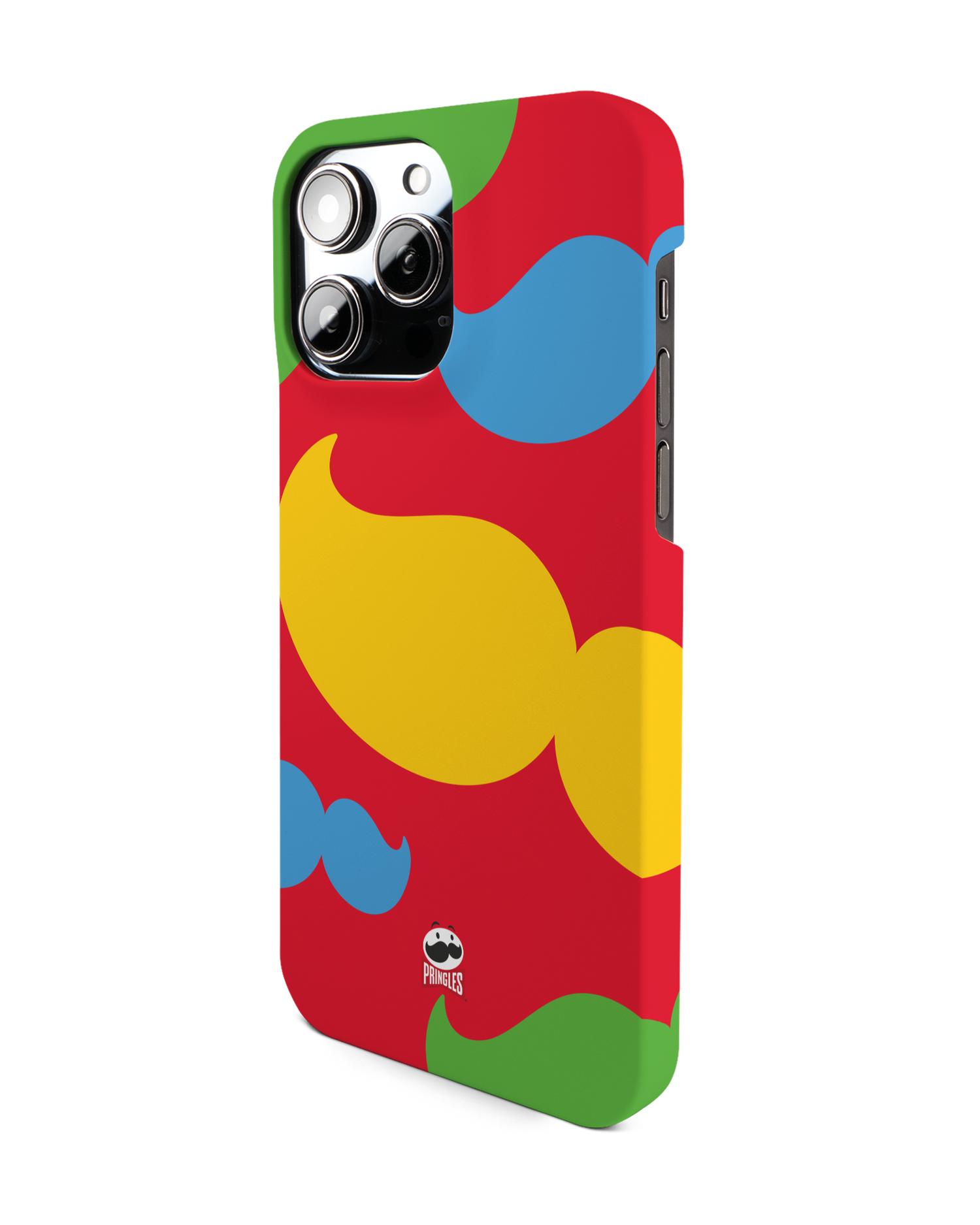 Pringles Moustache Hardcase Handyhülle für Apple iPhone 14 Pro Max: Seitenansicht rechts
