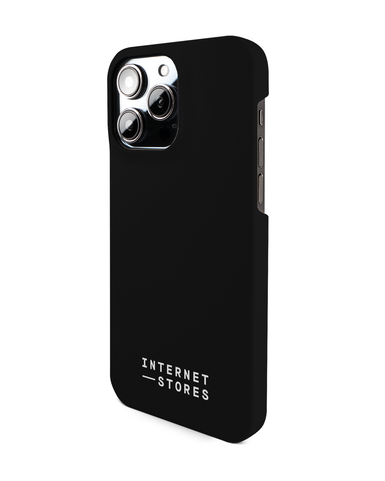 ISG Black Hardcase Handyhülle für Apple iPhone 14 Pro Max: Seitenansicht rechts
