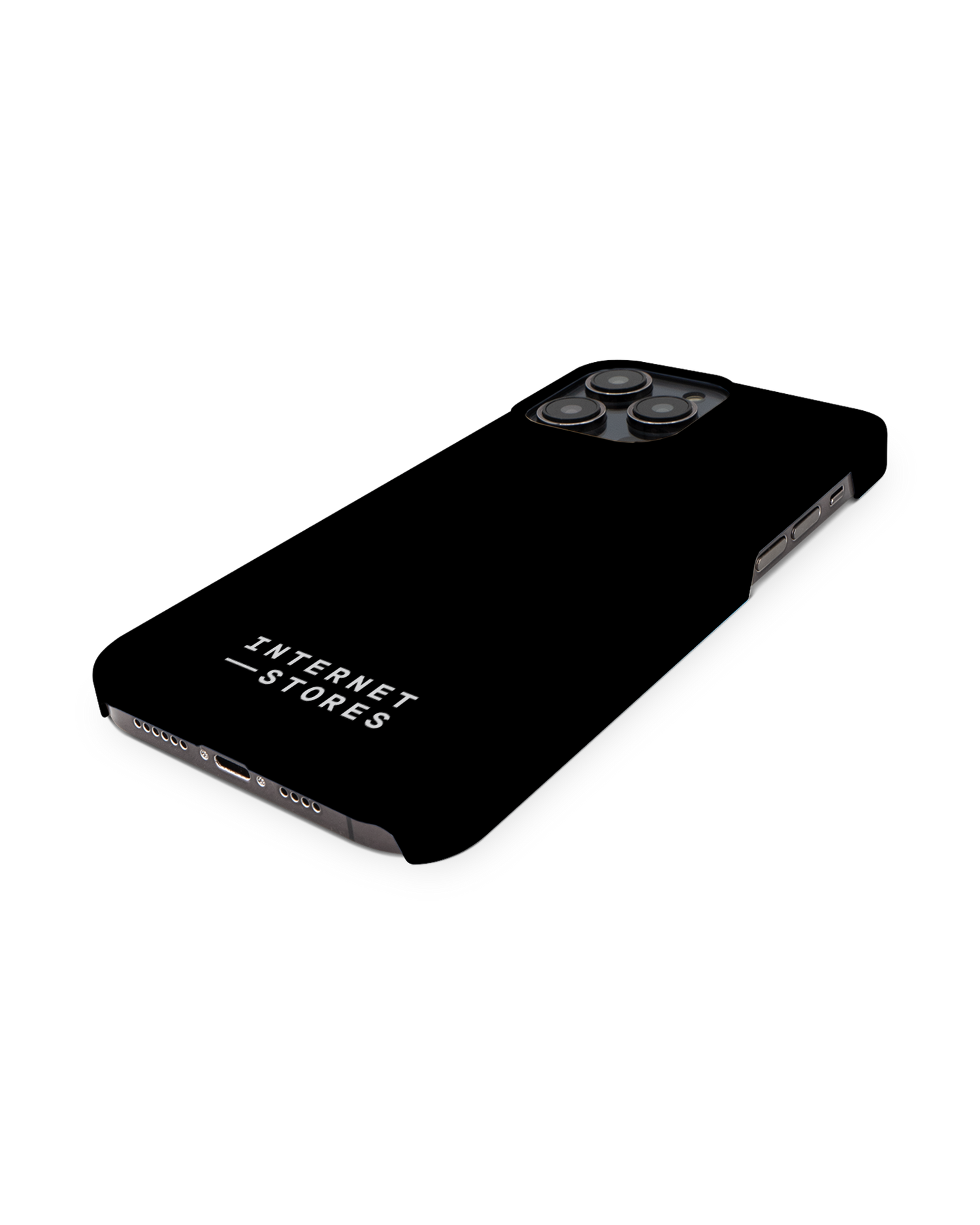 ISG Black Hardcase Handyhülle für Apple iPhone 14 Pro Max: Perspektivansicht