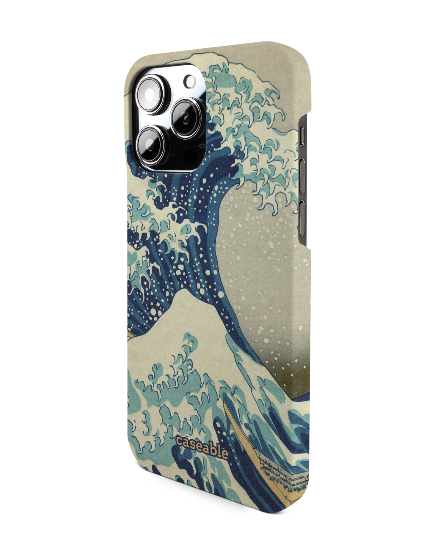 Great Wave Off Kanagawa By Hokusai Hardcase Handyhülle für Apple iPhone 14 Pro Max: Seitenansicht rechts