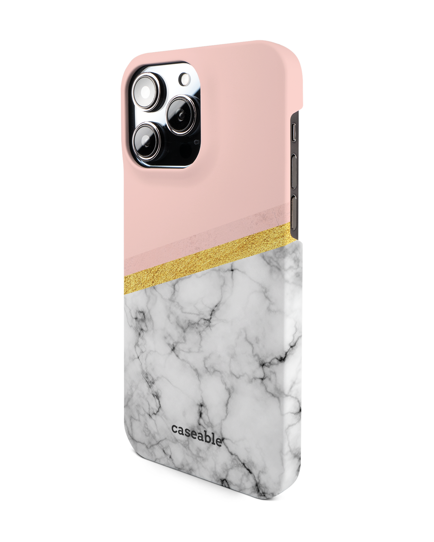 Marble Slice Hardcase Handyhülle für Apple iPhone 14 Pro Max: Seitenansicht rechts