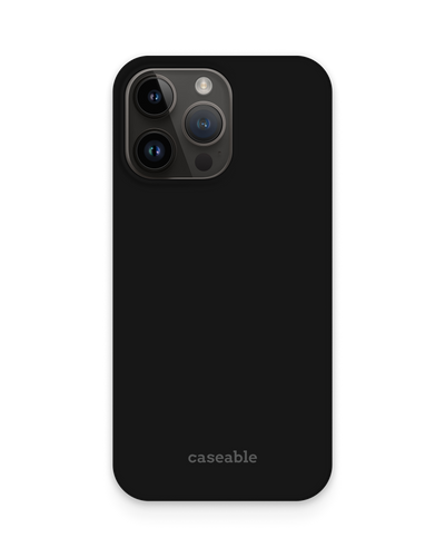 BLACK Hardcase Handyhülle für Apple iPhone 15 Pro Max
