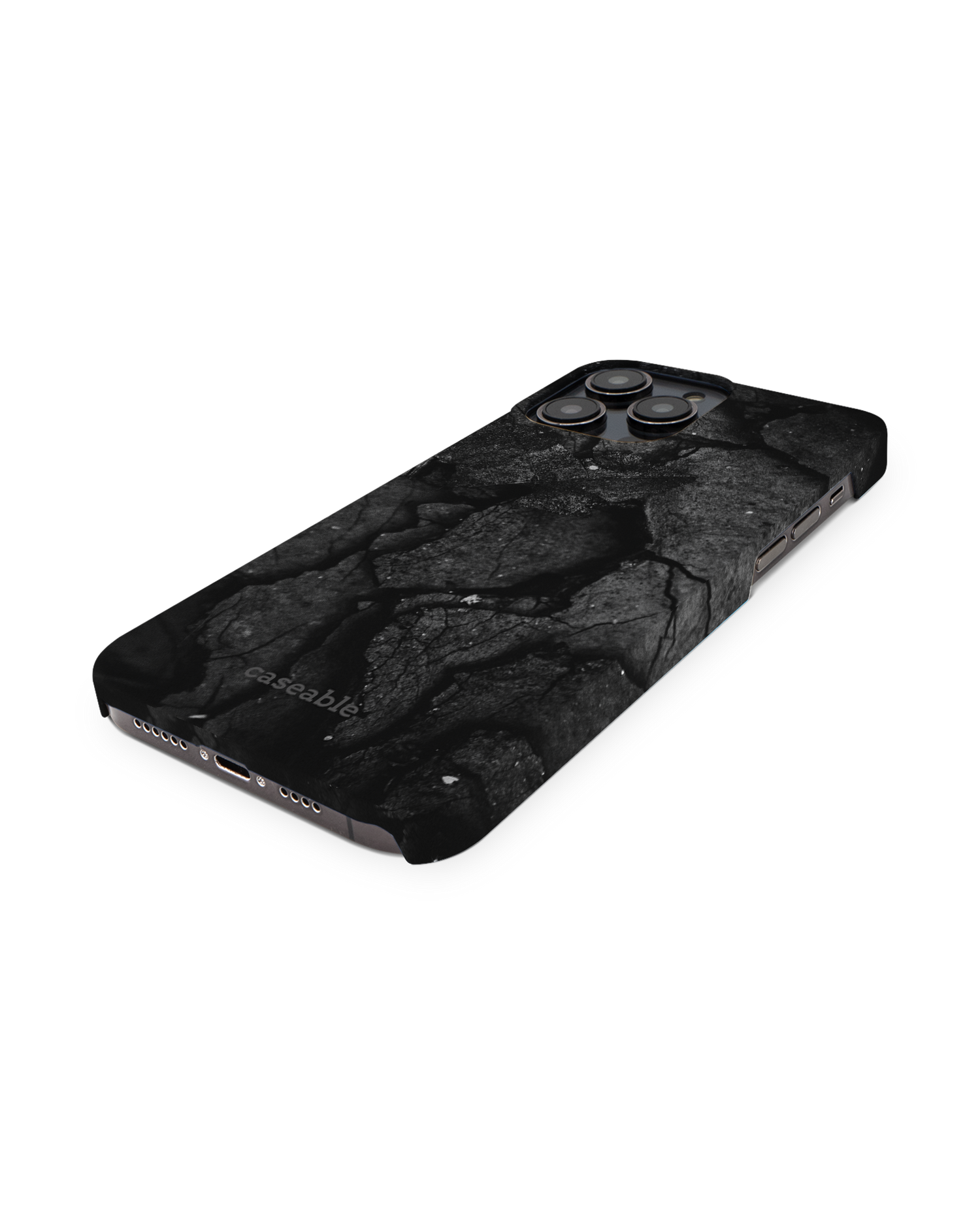 Carbon Hardcase Handyhülle für Apple iPhone 14 Pro Max: Perspektivansicht