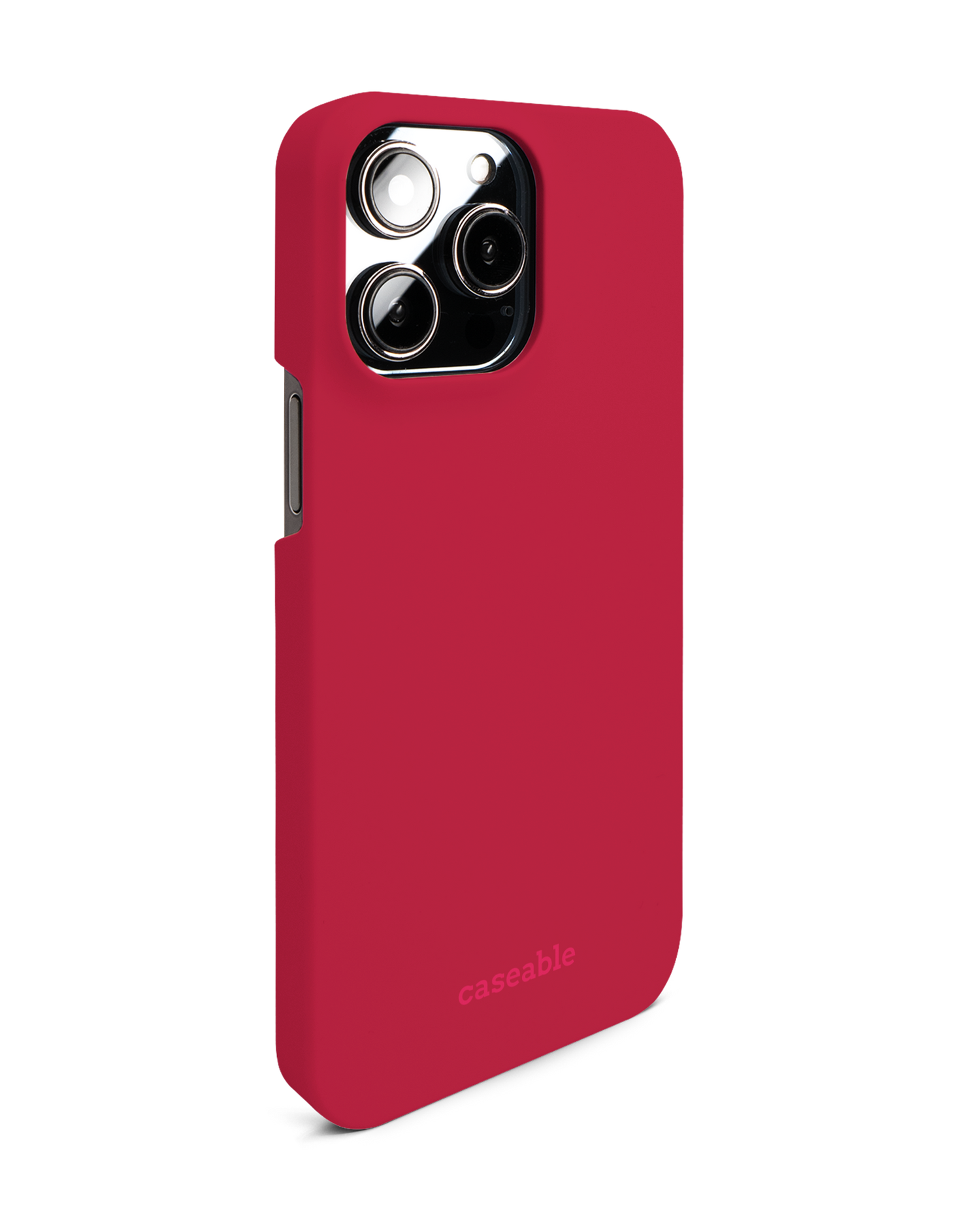 RED Hardcase Handyhülle für Apple iPhone 14 Pro Max: Seitenansicht links