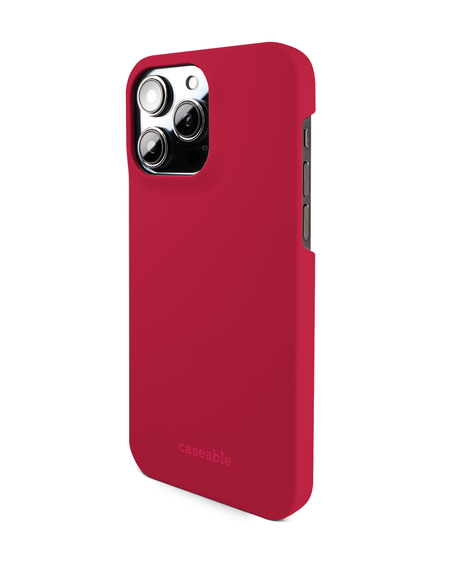 RED Hardcase Handyhülle für Apple iPhone 14 Pro Max: Seitenansicht rechts
