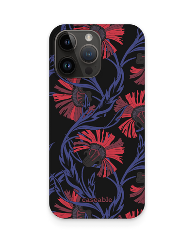 Midnight Floral Hardcase Handyhülle für Apple iPhone 15 Pro Max