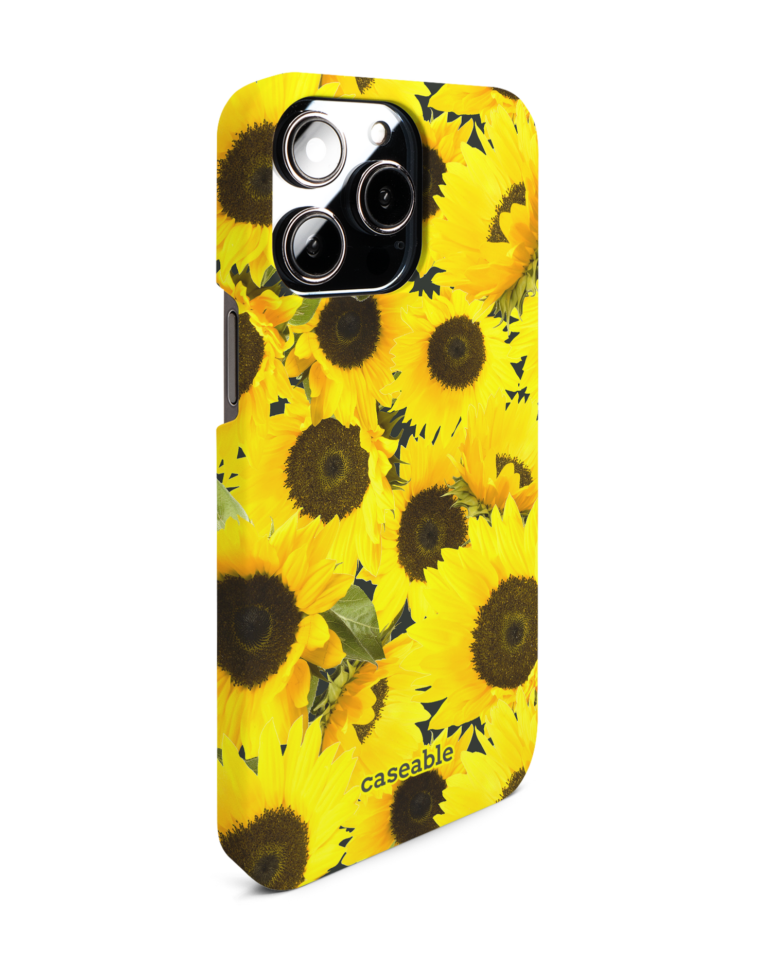 Sunflowers Hardcase Handyhülle für Apple iPhone 14 Pro Max: Seitenansicht links