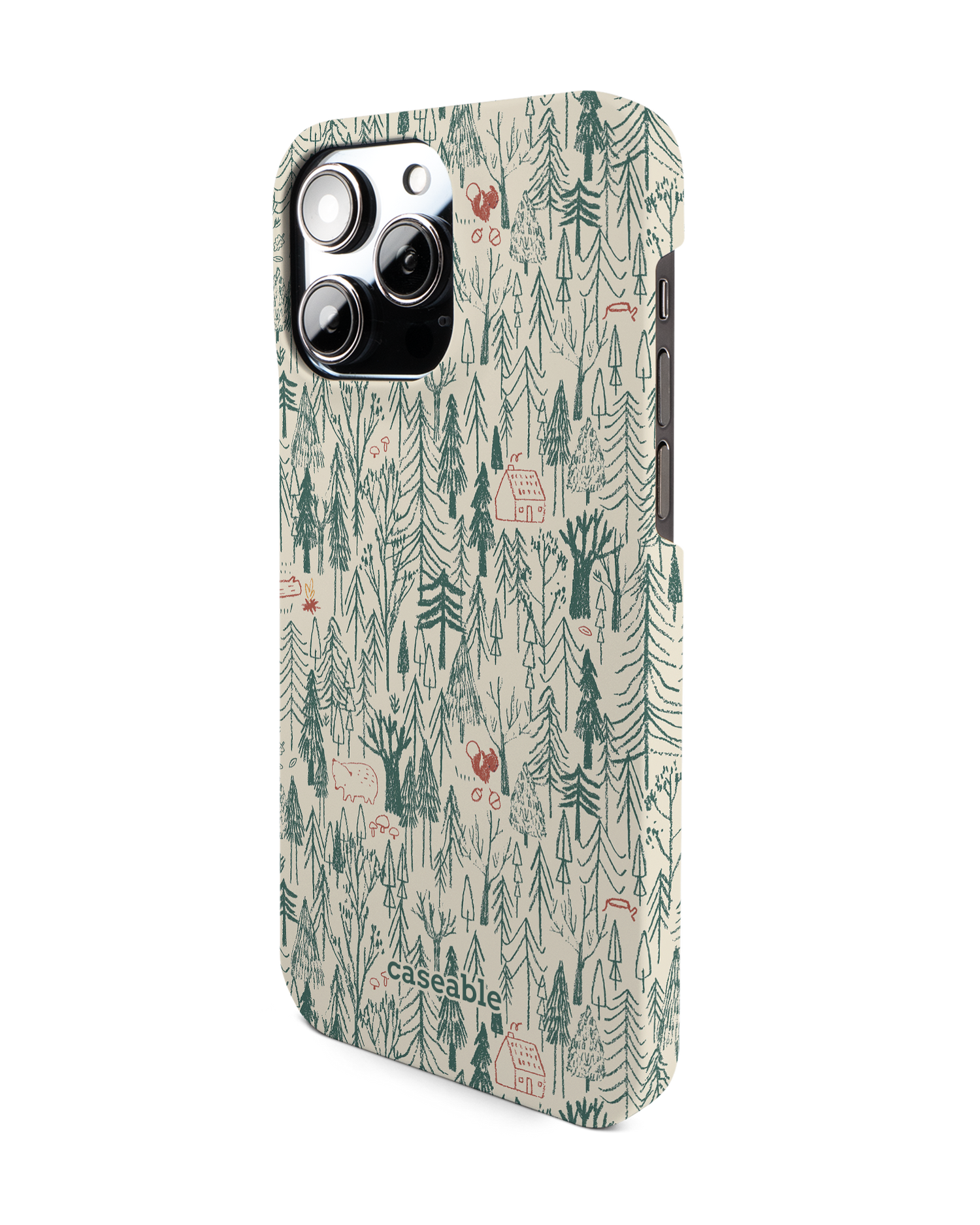 Wonder Forest Hardcase Handyhülle für Apple iPhone 14 Pro Max: Seitenansicht rechts