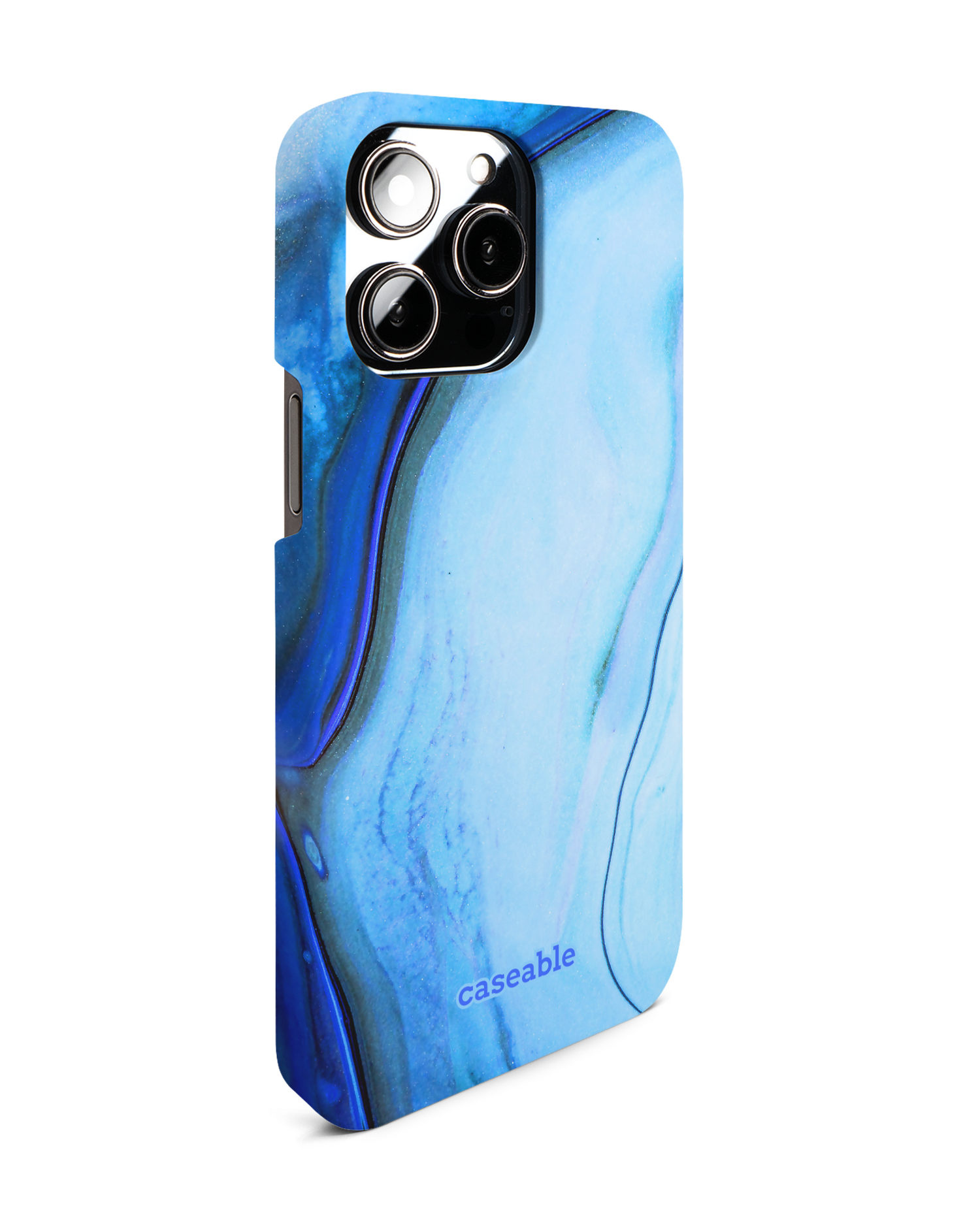 Cool Blues Hardcase Handyhülle für Apple iPhone 14 Pro Max: Seitenansicht links