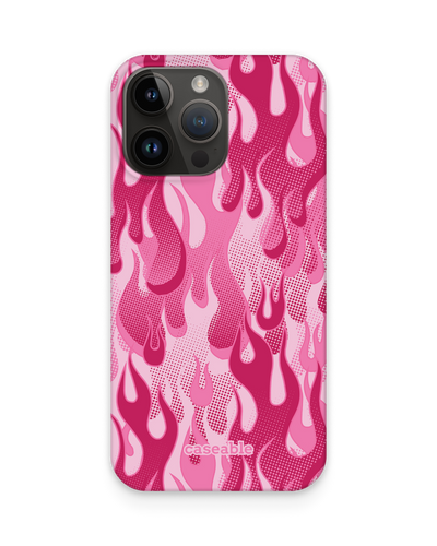 Pink Flames Hardcase Handyhülle für Apple iPhone 14 Pro Max