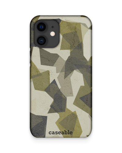 Geometric Camo Green Hardcase Handyhülle Apple iPhone 12 mini