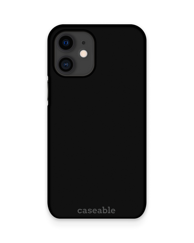 BLACK Hardcase Handyhülle Apple iPhone 12 mini