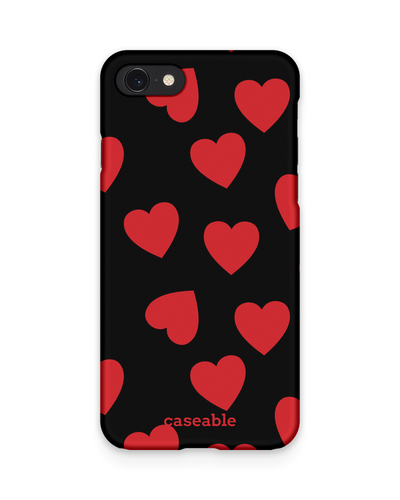 Repeating Hearts Hardcase Handyhülle Apple iPhone 7, Apple iPhone 8, Apple iPhone SE (2020), Apple iPhone SE (2022)