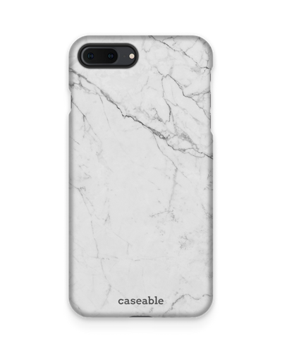 White Marble Hardcase Handyhülle Apple iPhone 7 Plus, Apple iPhone 8 Plus
