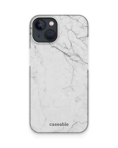 White Marble Hardcase Handyhülle Apple iPhone 13