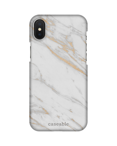 Gold Marble Elegance Hardcase Handyhülle Apple iPhone X, Apple iPhone XS