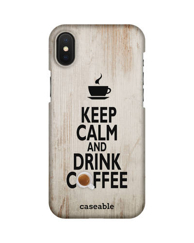 Drink Coffee Hardcase Handyhülle Apple iPhone X, Apple iPhone XS