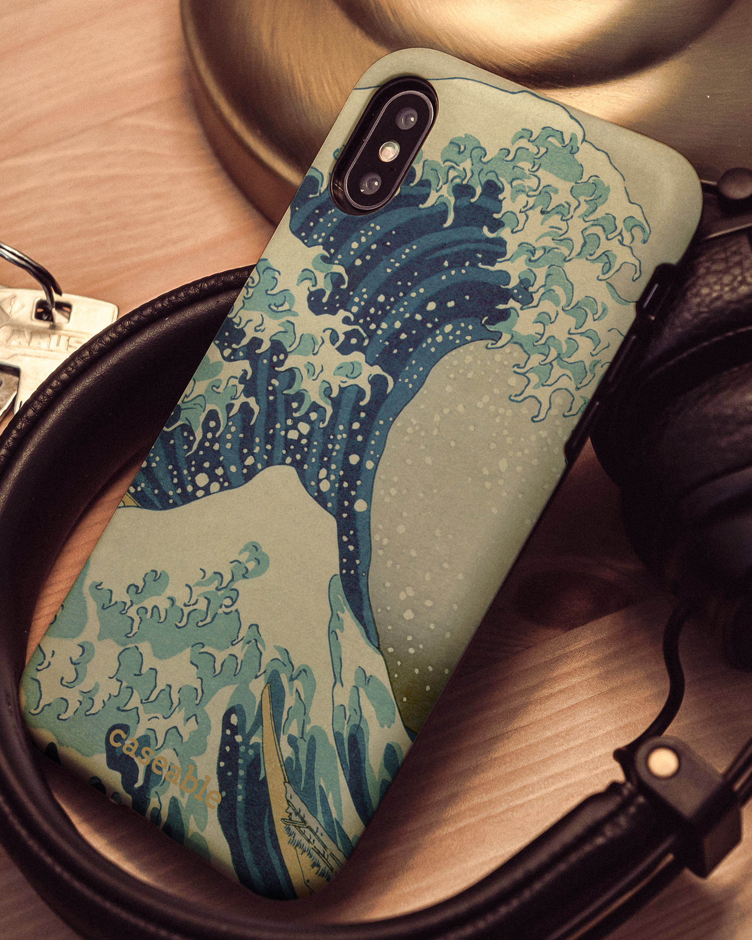 Great Wave Off Kanagawa By Hokusai Hardcase Handyhülle Apple iPhone X, Apple iPhone XS: Momentaufnahme