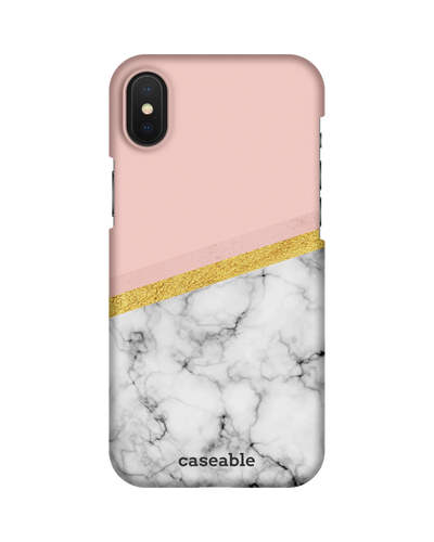Marble Slice Hardcase Handyhülle Apple iPhone X, Apple iPhone XS