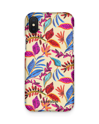 Painterly Spring Leaves Hardcase Handyhülle Apple iPhone X, Apple iPhone XS