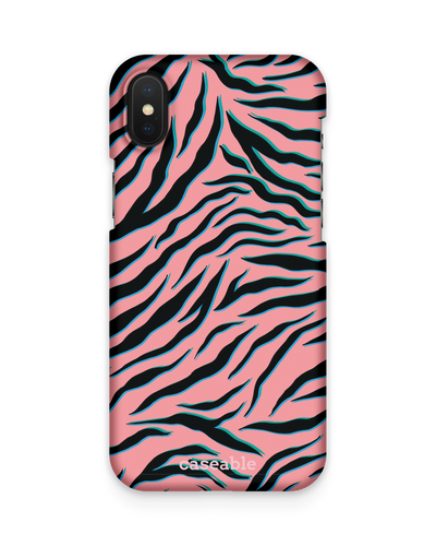 Pink Zebra Hardcase Handyhülle Apple iPhone X, Apple iPhone XS