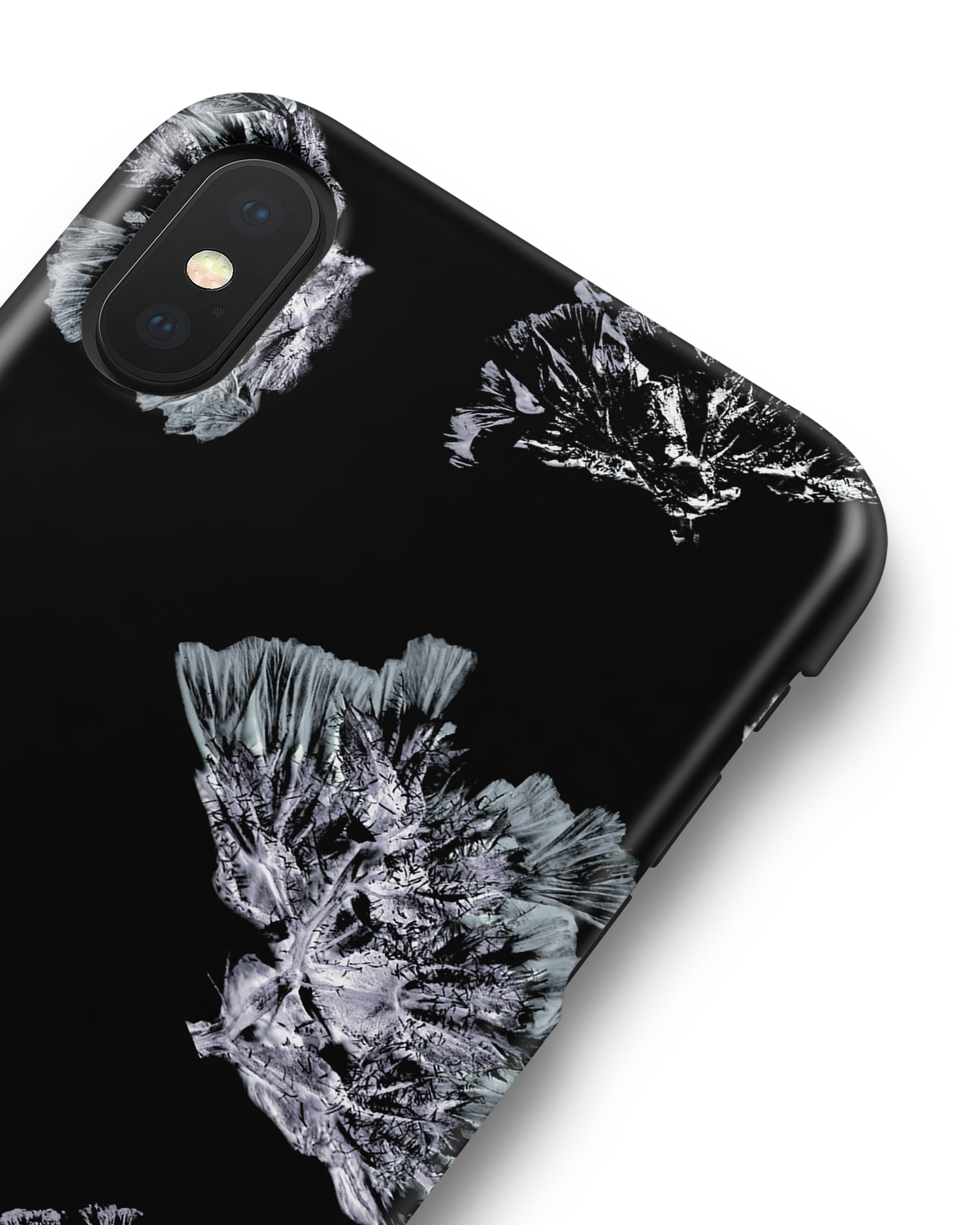 Silver Petals Hardcase Handyhülle Apple iPhone X, Apple iPhone XS: Detailansicht