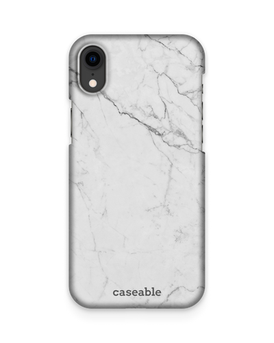 White Marble Hardcase Handyhülle Apple iPhone XR
