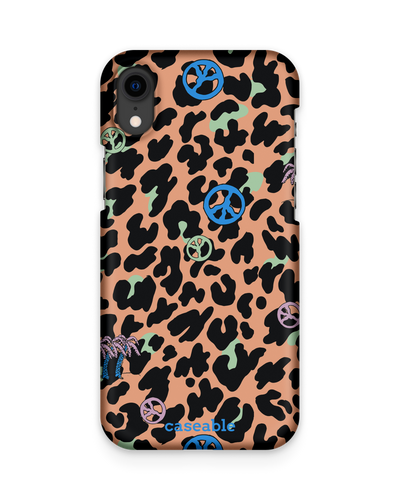 Leopard Peace Palms Hardcase Handyhülle Apple iPhone XR