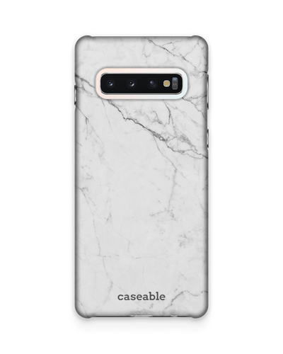 White Marble Hardcase Handyhülle Samsung Galaxy S10
