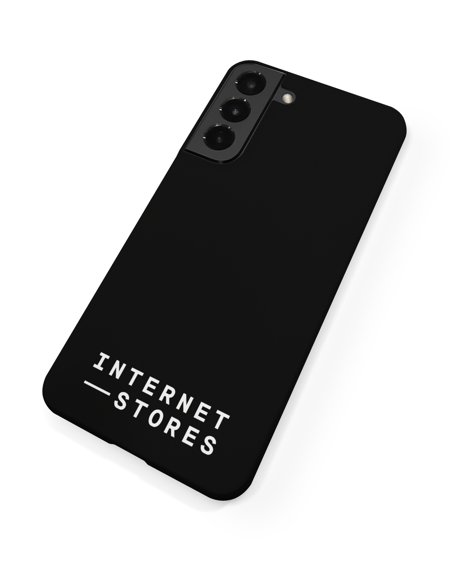 ISG Black Hardcase Handyhülle Samsung Galaxy S22 5G: Rückseite
