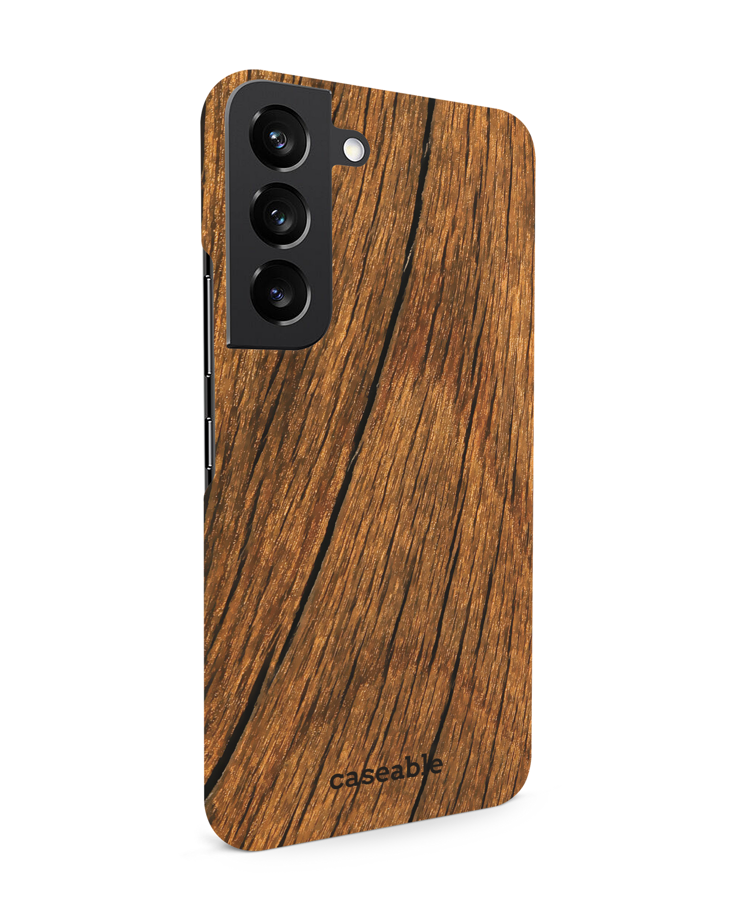 Wood Hardcase Handyhülle Samsung Galaxy S22 5G: Seitenansicht links