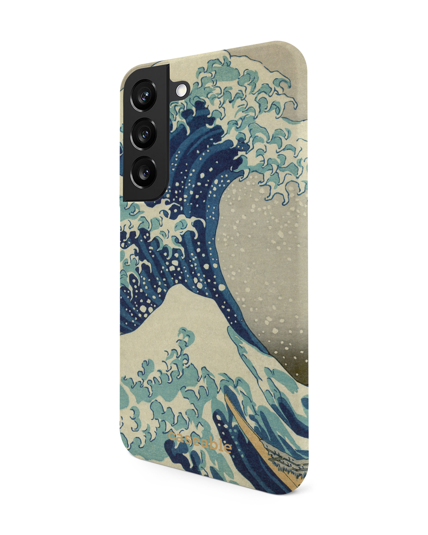 Great Wave Off Kanagawa By Hokusai Hardcase Handyhülle Samsung Galaxy S22 5G: Seitenansicht rechts